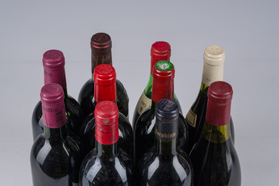 1952-1993 Ch&acirc;teau Ausone, Ch&acirc;teau Margaux, Ch&acirc;teau Matras, etc., 20 bouteilles