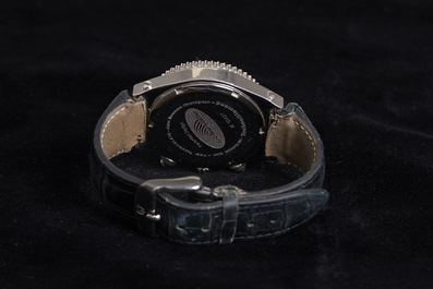 A TechnoMarine Diamond Chronograph stainless steel wristwatch from the 200M series, 21ste C.