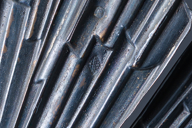 Ostensoir en argent partiellement dor&eacute; surmont&eacute; d'une couronne en m&eacute;tal dor&eacute;, poin&ccedil;on du ma&icirc;tre Pierre-Henry Favier, 950/000, France, 19&egrave;me si&egrave;cle