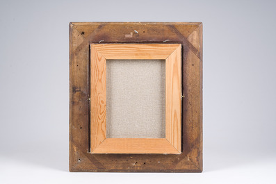 &Eacute;cole europ&eacute;enne: Nature morte aux fleurs, huile sur toile, 19&egrave;me si&egrave;cle