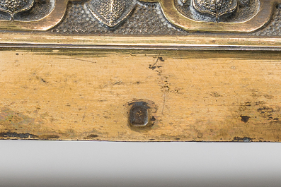 Ostensoir en argent dor&eacute; avec un ange couronn&eacute; d'un nuage radieux, poin&ccedil;on du ma&icirc;tre Hippolyte-Fran&ccedil;ois Bertrand-Paraud, 950/000, France, 19&egrave;me si&egrave;cle