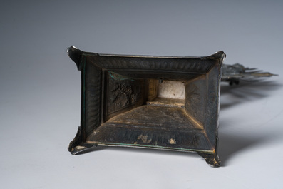 Ostensoir en argent partiellement dor&eacute; &agrave; d&eacute;cor de ch&eacute;rubins, poin&ccedil;on du ma&icirc;tre Jean-Fran&ccedil;ois M&eacute;zard, 950/000, France, Paris, ca. 1798/1822