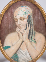 &Eacute;cole europ&eacute;enne: Cinq dessins et eaux-fortes vari&eacute;s, techniques mixtes sur papier, 20&egrave;me si&egrave;cle