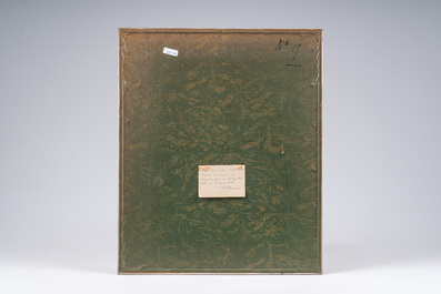 Alfred Ost (1884-1945): 'Vrouw en kind', encre, aquarelle et lavis sur papier, dat&eacute; 29 mars (19)14