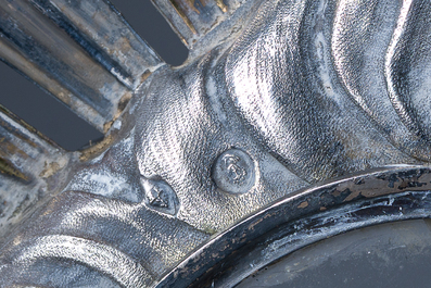 Ostensoir en argent partiellement dor&eacute; &agrave; d&eacute;cor de ch&eacute;rubins, poin&ccedil;on du ma&icirc;tre Jean-Fran&ccedil;ois M&eacute;zard, 950/000, France, Paris, ca. 1798/1822