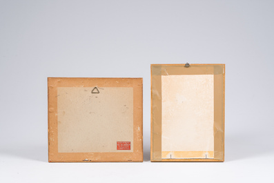 &Eacute;cole europ&eacute;enne: Cinq dessins et eaux-fortes vari&eacute;s, techniques mixtes sur papier, 20&egrave;me si&egrave;cle