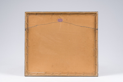 Eugeen Van Mieghem (1875-1930): Transport de la cargaison, fusain et pastel sur papier