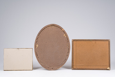 &Eacute;cole europ&eacute;enne: Cinq dessins et eaux-fortes vari&eacute;s, techniques mixtes sur papier, 20&egrave;me si&egrave;cle