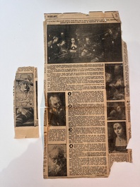 Italiaanse school: Het muzikale gezelschap, olie op doek, 17de eeuw