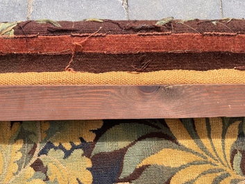 Tapisserie murale &agrave; d&eacute;cor de 'La tonte des moutons', Manufacture royale De Wit, Flandres, Malines, 20&egrave;me si&egrave;cle