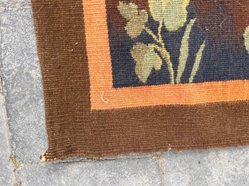 Tapisserie murale &agrave; d&eacute;cor de 'La tonte des moutons', Manufacture royale De Wit, Flandres, Malines, 20&egrave;me si&egrave;cle