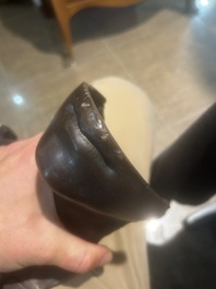 Igor Mitoraj (1944-2014): Stella, bronze &agrave; patine brune, marque de fonderie 'Fonderia Tesconi Pietrasanta', &eacute;d. 158/250, (1980)