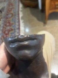 Igor Mitoraj (1944-2014): Stella, bronze &agrave; patine brune, marque de fonderie 'Fonderia Tesconi Pietrasanta', &eacute;d. 158/250, (1980)