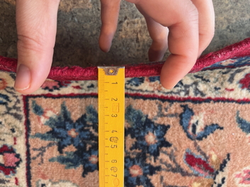 A Persian Tabriz 'tree of life' rug, wool on cotton, mid 20th C.