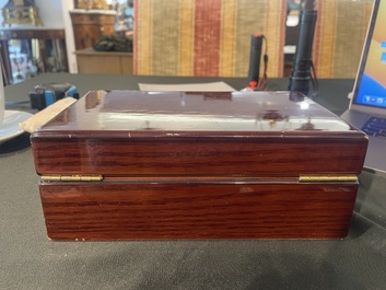 An Ikepod Megapode chronograph titanium and sapphire glass wristwatch designed by Marc Newson, ed. 257/9999, ca. 2000