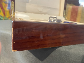 An Ikepod Megapode chronograph titanium and sapphire glass wristwatch designed by Marc Newson, ed. 257/9999, ca. 2000