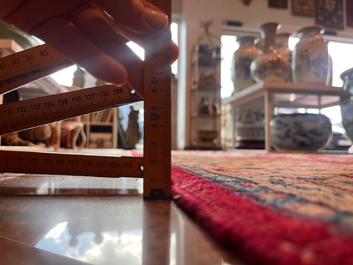 A Persian Tabriz 'tree of life' rug, wool on cotton, mid 20th C.