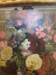Fernand Allard L'Olivier (1883-1933): Still life with flowers, oil on canvas