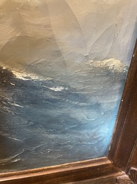 Kurt Peiser (1887-1962): 'Temp&ecirc;te', huile sur toile