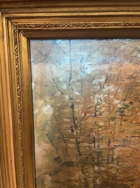 Lucien Frank (1857-1920): 'Automne', huile sur toile