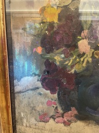 Fernand Allard L'Olivier (1883-1933): Still life with flowers, oil on canvas