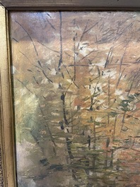 Lucien Frank (1857-1920): 'Automne', huile sur toile