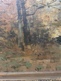 Lucien Frank (1857-1920): 'Automne', huile sur toile