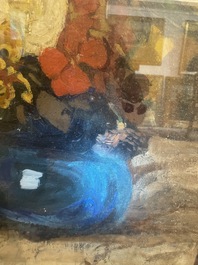Fernand Allard L'Olivier (1883-1933): Still life with flowers, oil on canvas