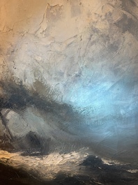 Kurt Peiser (1887-1962): 'Temp&ecirc;te', huile sur toile