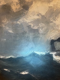 Kurt Peiser (1887-1962): 'Temp&ecirc;te', huile sur toile