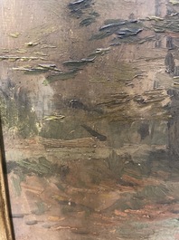 Lucien Frank (1857-1920): 'Automne', huile sur toile