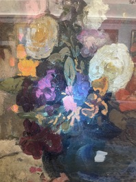 Fernand Allard L'Olivier (1883-1933): Still life with flowers, oil on canvas