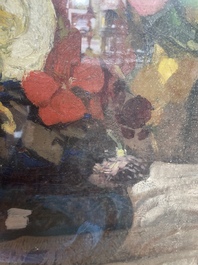 Fernand Allard L'Olivier (1883-1933): Still life with flowers, oil on canvas