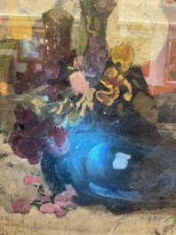 Fernand Allard L'Olivier (1883-1933): Still life with flowers, oil on canvas