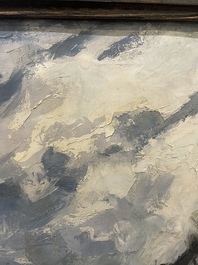 Kurt Peiser (1887-1962): 'Temp&ecirc;te', huile sur toile