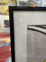 Roger Raveel (1921-2013): 'Een kromming in de tijd', serigraph in colours, ed. 71/200, dated 1990