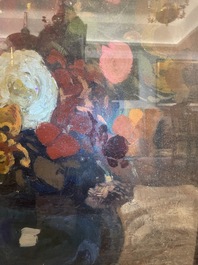 Fernand Allard L'Olivier (1883-1933): Still life with flowers, oil on canvas