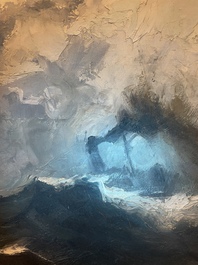 Kurt Peiser (1887-1962): 'Temp&ecirc;te', huile sur toile