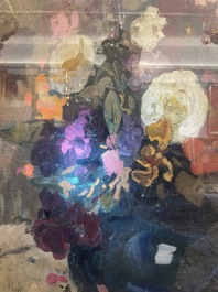 Fernand Allard L'Olivier (1883-1933): Still life with flowers, oil on canvas
