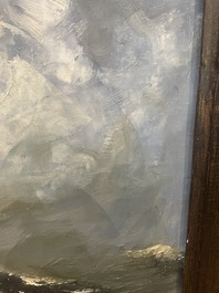 Kurt Peiser (1887-1962): 'Temp&ecirc;te', huile sur toile