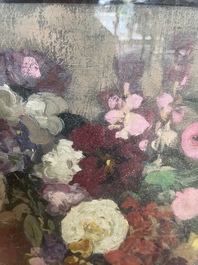 Fernand Allard L'Olivier (1883-1933): Still life with flowers, oil on canvas