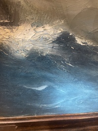 Kurt Peiser (1887-1962): 'Temp&ecirc;te', huile sur toile