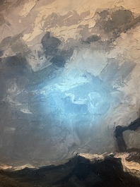 Kurt Peiser (1887-1962): 'Temp&ecirc;te', huile sur toile