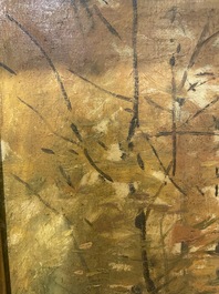 Lucien Frank (1857-1920): 'Automne', huile sur toile
