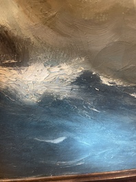 Kurt Peiser (1887-1962): 'Temp&ecirc;te', huile sur toile