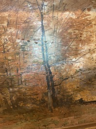 Lucien Frank (1857-1920): 'Automne', huile sur toile