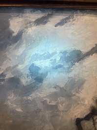 Kurt Peiser (1887-1962): 'Temp&ecirc;te', huile sur toile