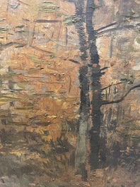 Lucien Frank (1857-1920): 'Automne', huile sur toile