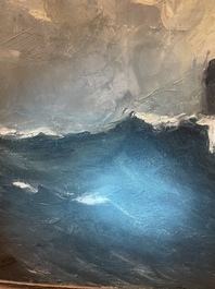 Kurt Peiser (1887-1962): 'Temp&ecirc;te', huile sur toile