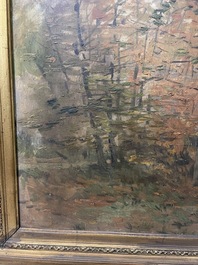 Lucien Frank (1857-1920): 'Automne', huile sur toile